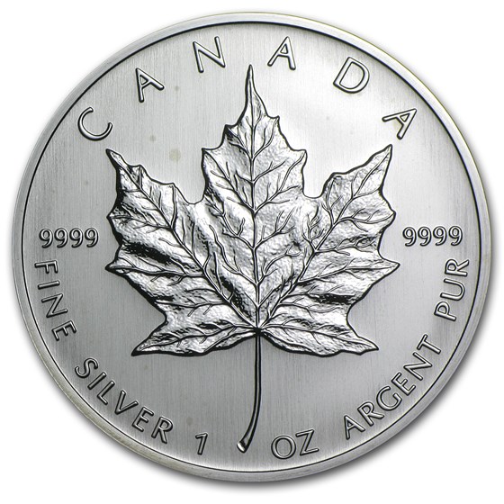 2004 Canada 1 oz Silver Maple Leaf BU 2004 Canada 1 oz Silver Maple Leaf BU